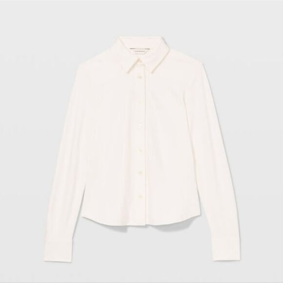 Club Monaco Cream Perfect Slim Knit Shirt L - Picture 11 of 11